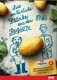DE Rewe Regional campaign poster potatoes