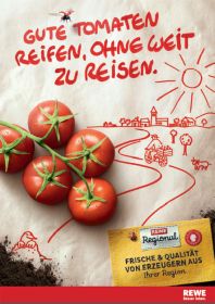 DE Rewe Regional campaign poster tomatoes