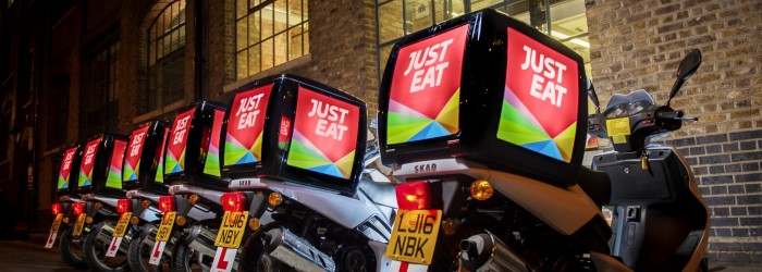 p20 big GB Just Eat scooters