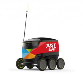 p20 small GB Just Eat robot delivery