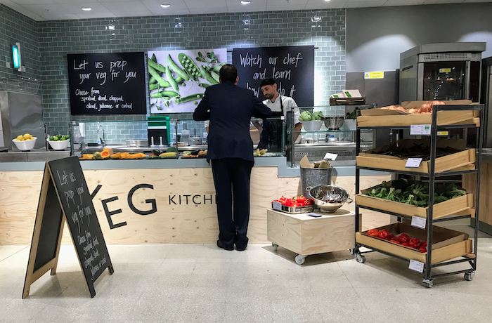 Waitrose Unpacked veg kitchen